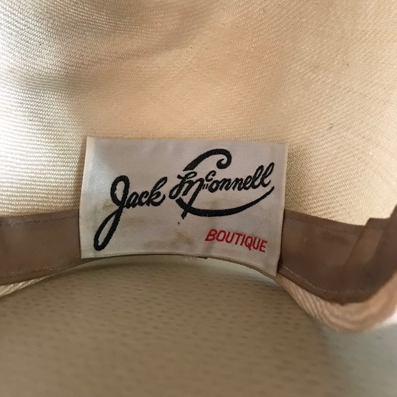 EXQUISITE FAMOUS DESIGNER 1960s' COUTURE CREAM STRAW HAT - FABRIC ROSES & LOOPS - Picture 14 of 14